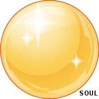 Soul is a golden bubble.